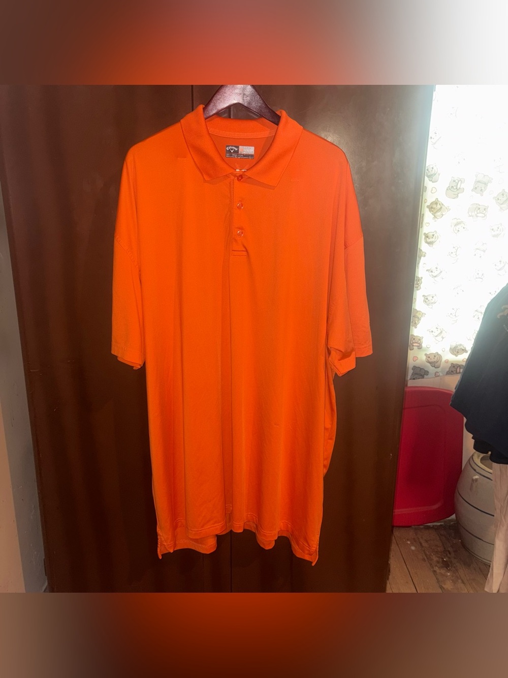 Callaway Orange Golf Shirt